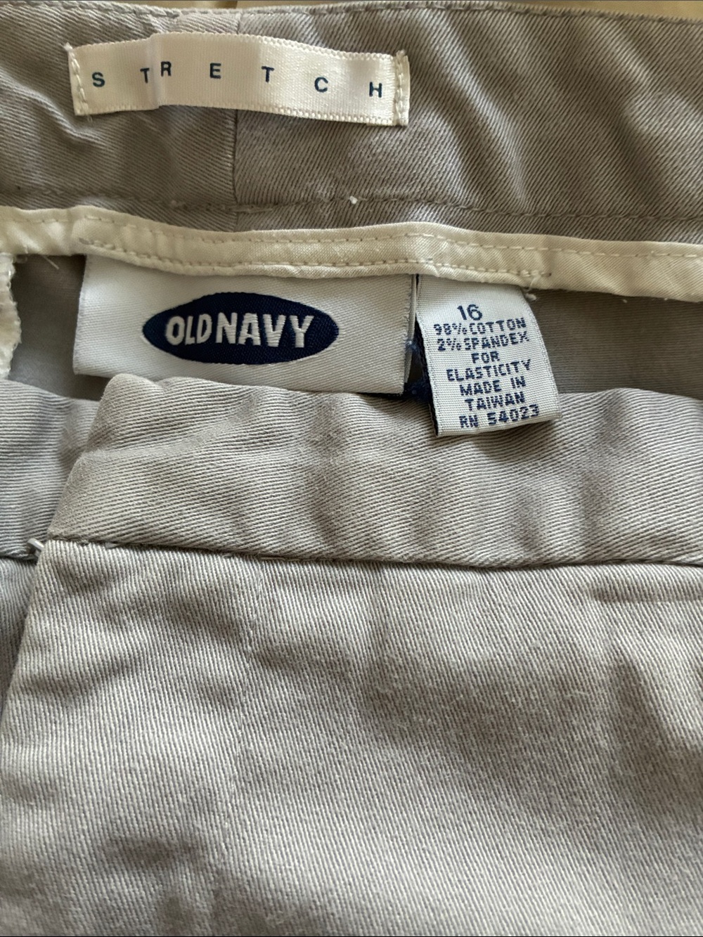 Old Navy Light Grey Stretch Trousers